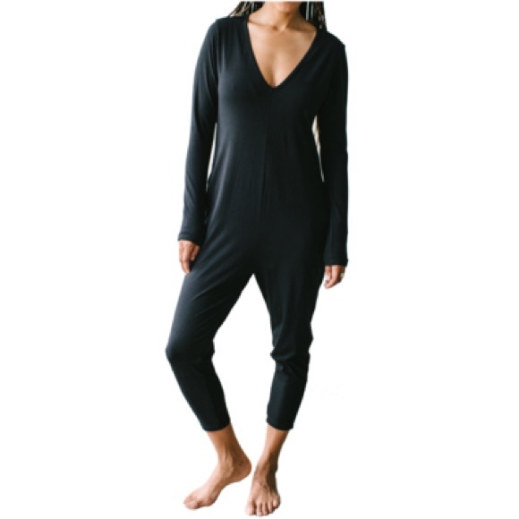Smash + Tess Pants - Smash + Tess Friday Romper in Black Size M
